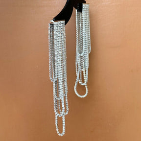 Boti Silver Party Earrings