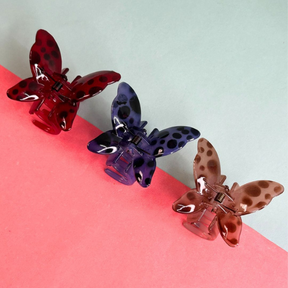 LAIDA Women Set of 3 Embellished Claw Clip