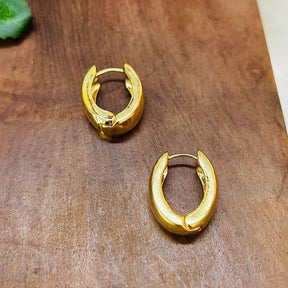 Golden Small Hoop Earrings