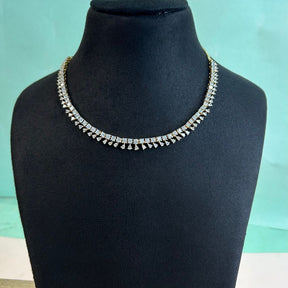 Cleo Classic American Diamond Necklace Set