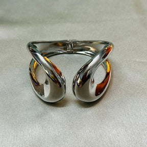 Silver Charm Openable Kada/Cuff