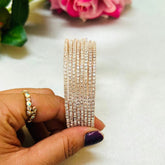 Spiral Rose Gold American Diamond Bracelet