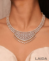 Alana 18K Gold Plated American Diamond Necklace Set