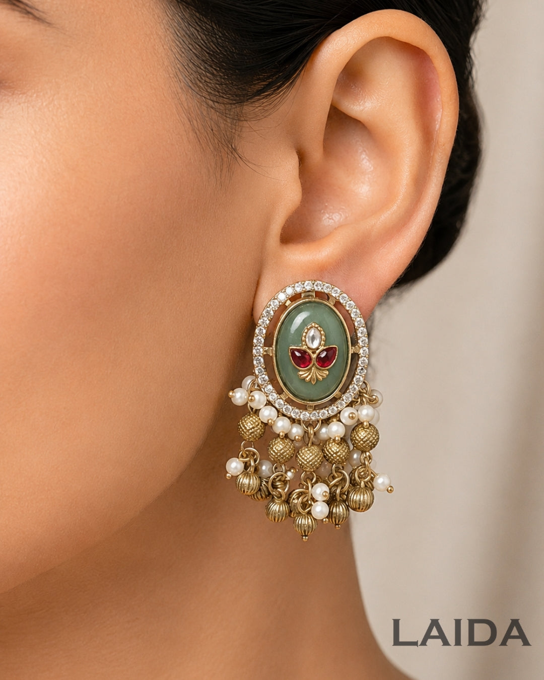 Adhya Pastel Multicolor Ghungroo Necklace Set
