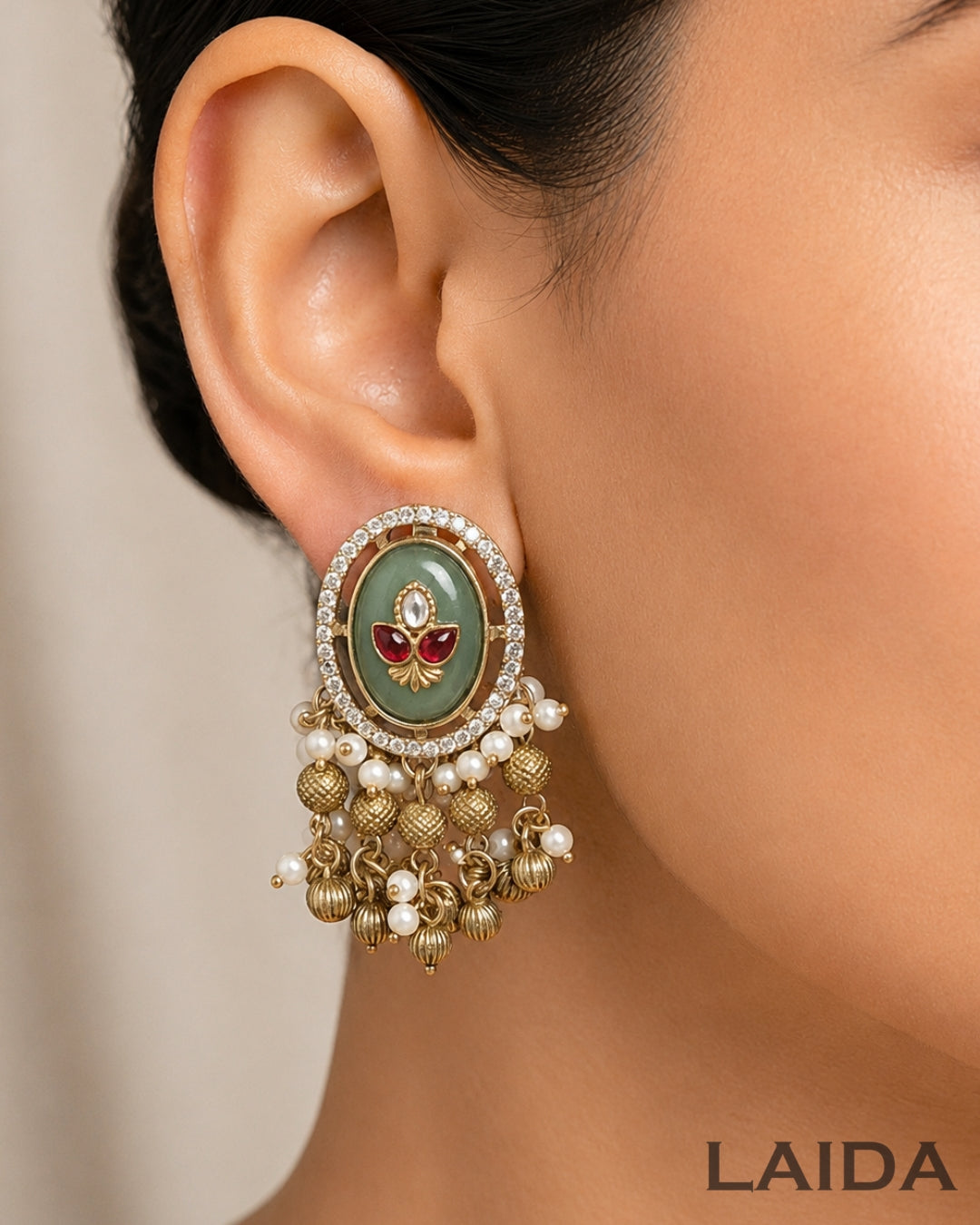 Adhya Pastel Multicolor Ghungroo Necklace Set