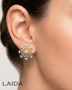 Tiara 18K Gold Plated American Diamond Pendant Set