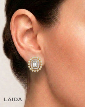 Heer 18K Gold Plated American Diamond Pendant Set