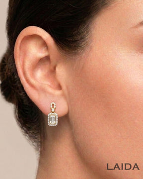 Oviya 18K Gold Plated American Diamond Pendant Set