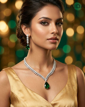 Lalima American Diamond Necklace Set