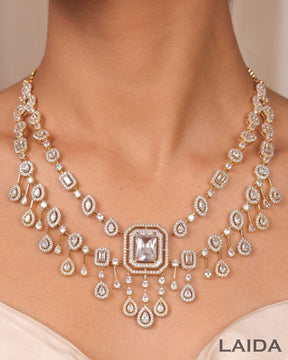 Florence American Diamond Necklace Set