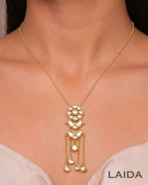 Adrita Kundan Pendant Necklace