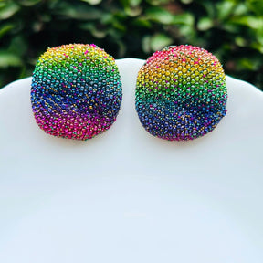 Bling Blogger Multi Stud Earrings - Small
