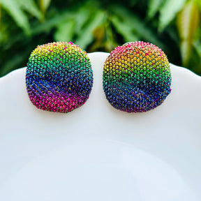Bling Blogger Multi Stud Earrings - Small