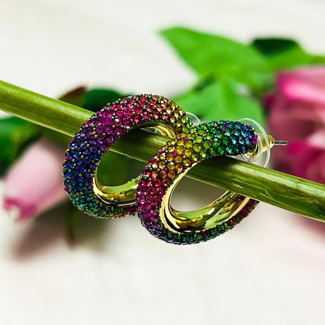 Bling Blogger Multi Hoop Earrings