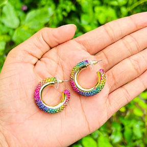 Bling Blogger Multi Hoop Earrings
