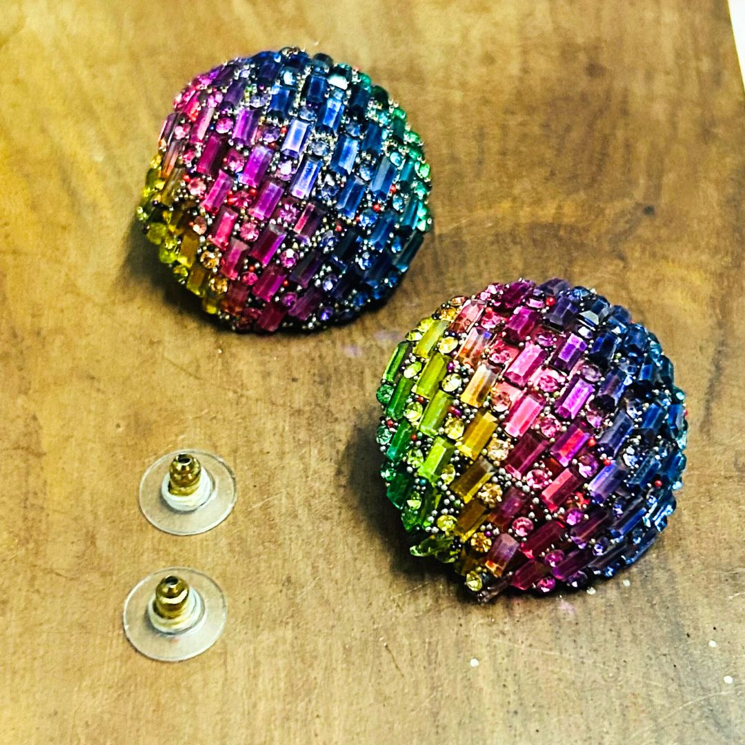 Bling Blogger Multi Stud Earrings - Small