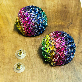 Bling Blogger Multi Stud Earrings - Small