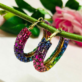 Bling Blogger Multi Hoop Earrings