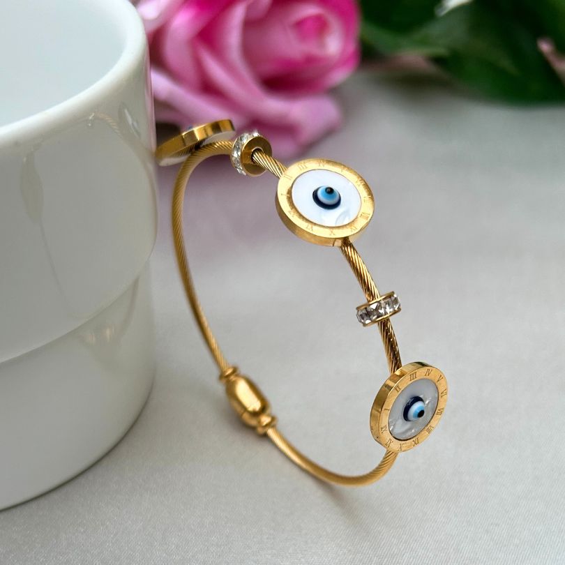 Viral Round Evil Eye Bracelet