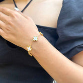 Cleo White Clover - Bracelet