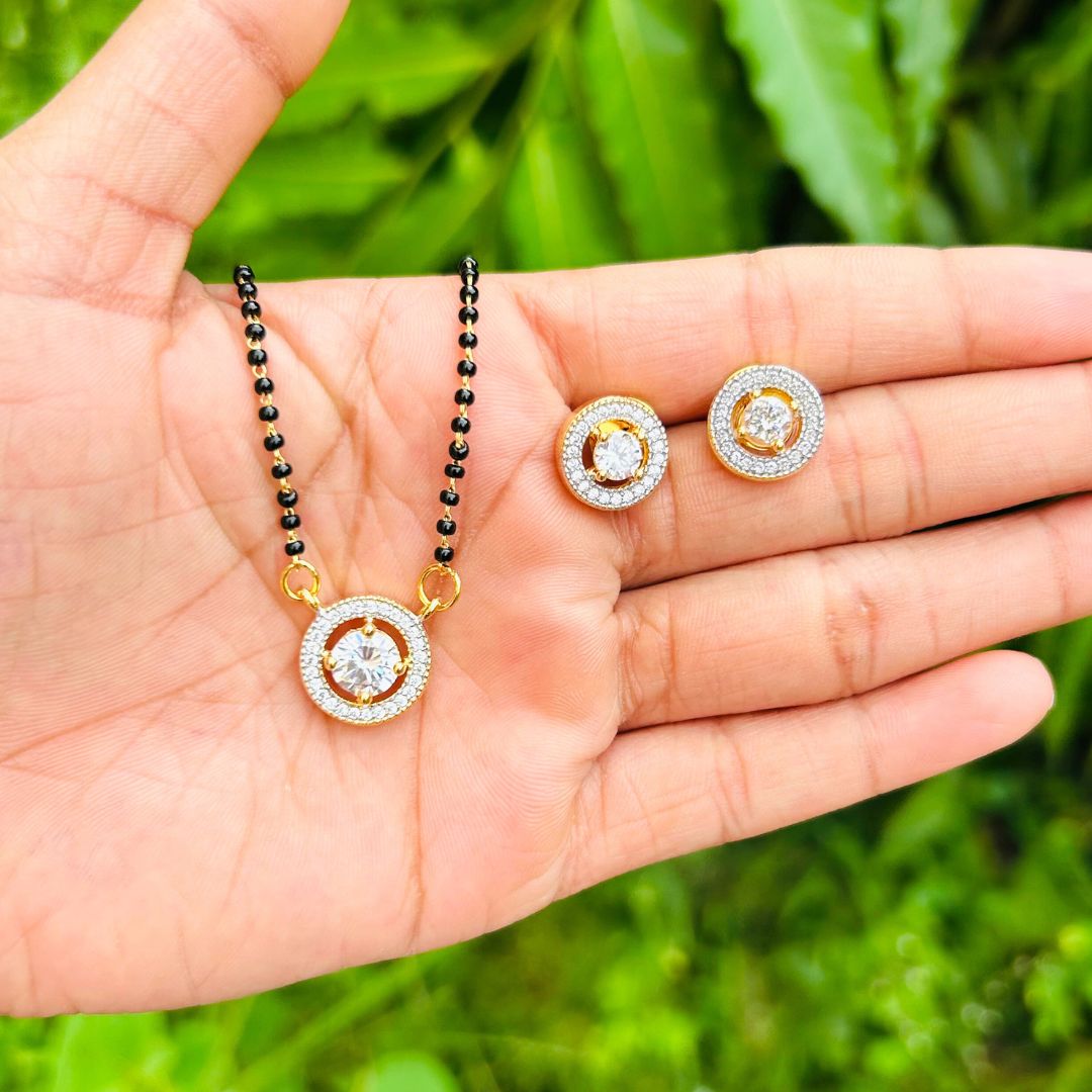 Sudha American Diamond Mangalsutra Set