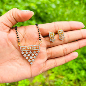 Swara American Diamond Mangalsutra Set
