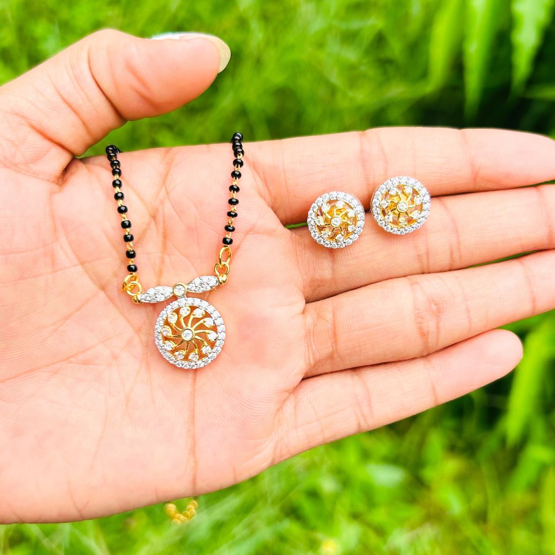 Ashwini American Diamond Mangalsutra Set