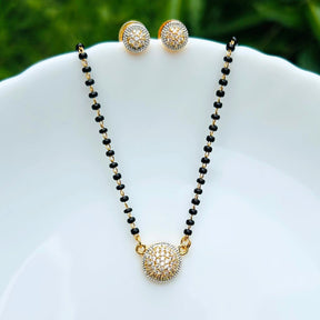 Satya American Diamond Mangalsutra Set