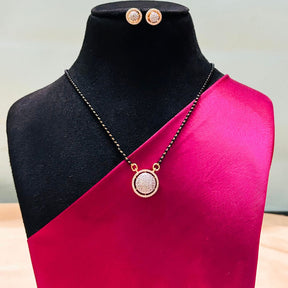 Nivedita  American Diamond Mangalsutra Set