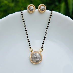 Nivedita  American Diamond Mangalsutra Set