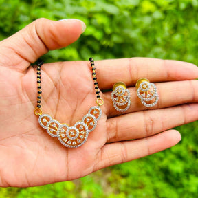 Mukta American Diamond Mangalsutra Set