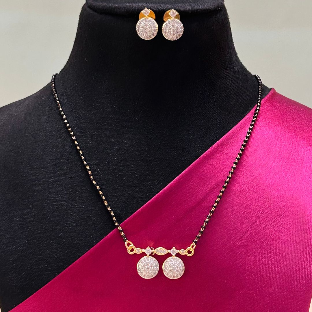 Pavitra American Diamond Mangalsutra Set