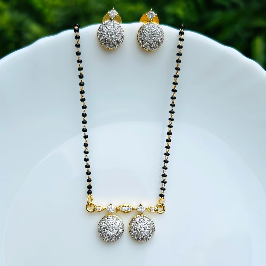 Pavitra American Diamond Mangalsutra Set