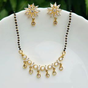 Devika American Diamond Mangalsutra Set