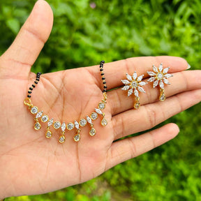 Devika American Diamond Mangalsutra Set