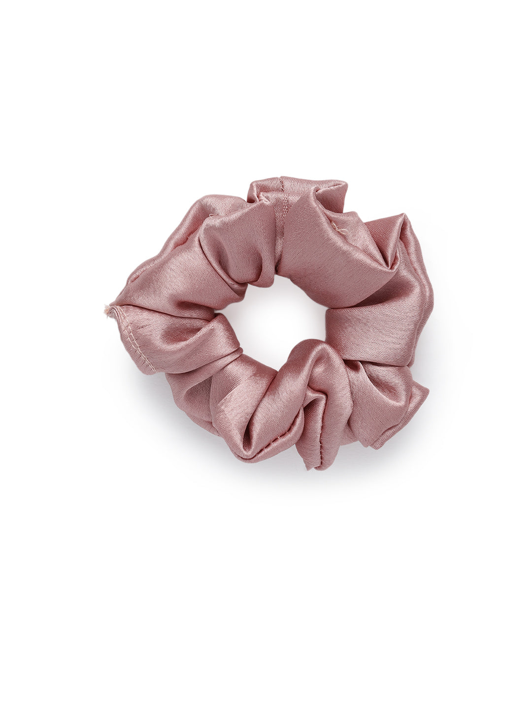 Women Set of 6 Pastel Shade Satin Scrunchies