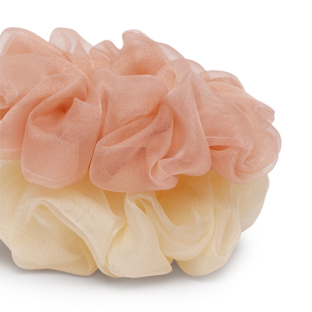 Set of 4 Oversized Organza Scrunchies