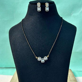 Prabha Solitarie American Diamond Mangalsutra