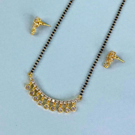 Sanithi American Diamond Mangalsutra Set