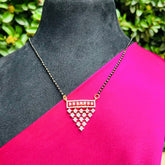 Swara American Diamond Mangalsutra Set