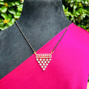 Swara American Diamond Mangalsutra Set