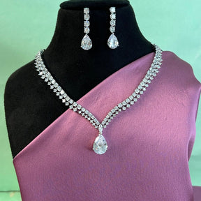 Lopa American Diamond Necklace Set