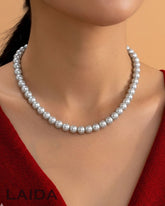 Clara Grey Pearl Mala