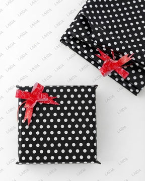 Premium Gift Wrapping Service –  Black Polka Dot Collection
