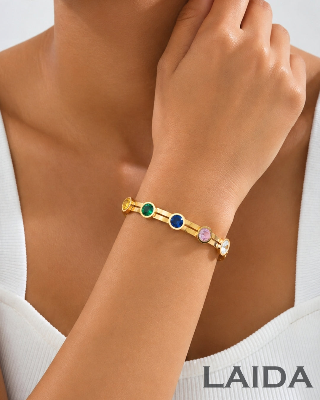 Multicolor Crystal Bracelet