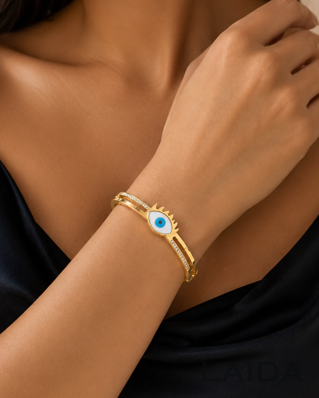 Golden Mystic Evil Eye Bracelet