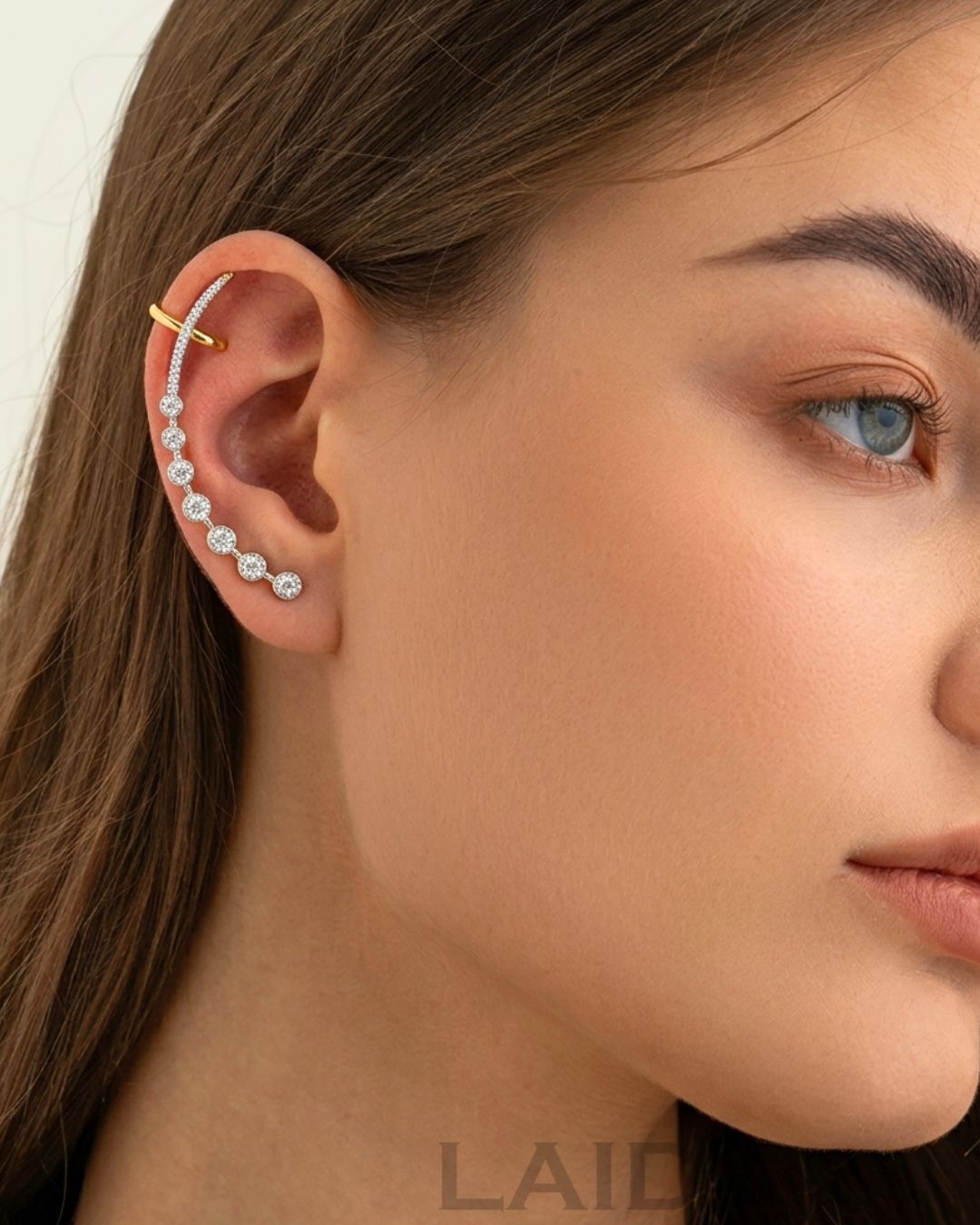 Crystal Wave AD Ear Cuff