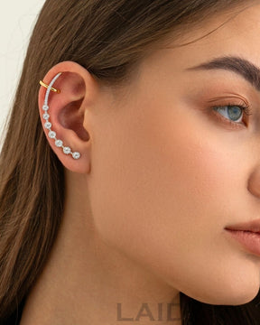 Crystal Wave AD Ear Cuff