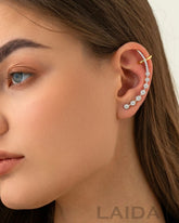 Crystal Wave AD Ear Cuff