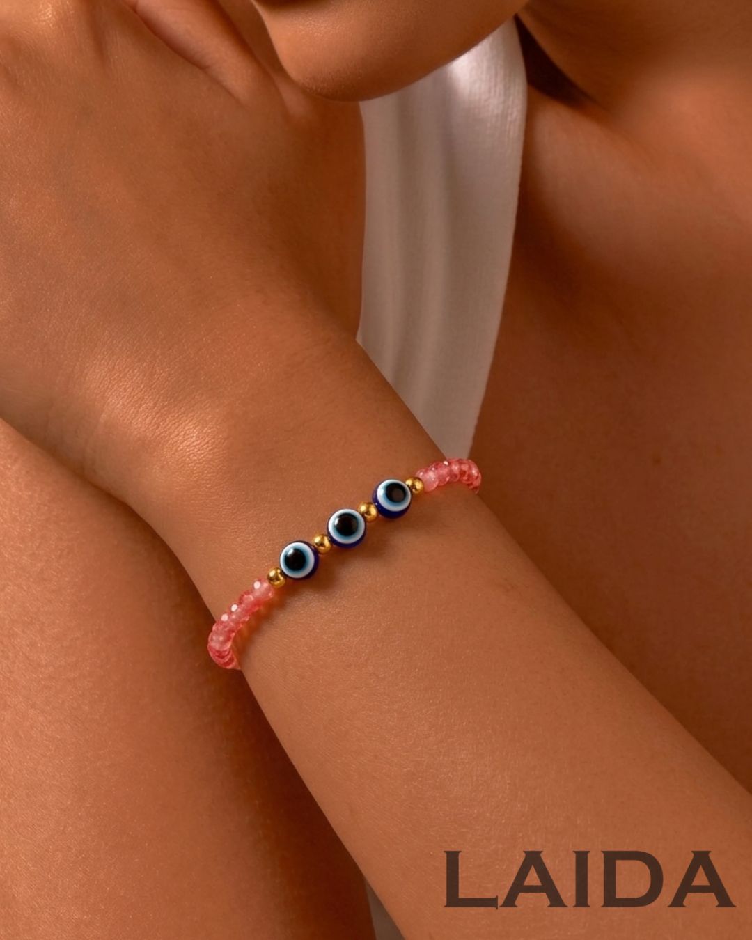 Evil Eye Red - Stretchable Bracelet
